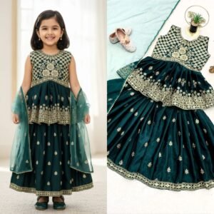 Choli Plzzo Dress For Kids - Main Product Image