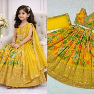 Kids lehanga chunni Dress - Main Product Image