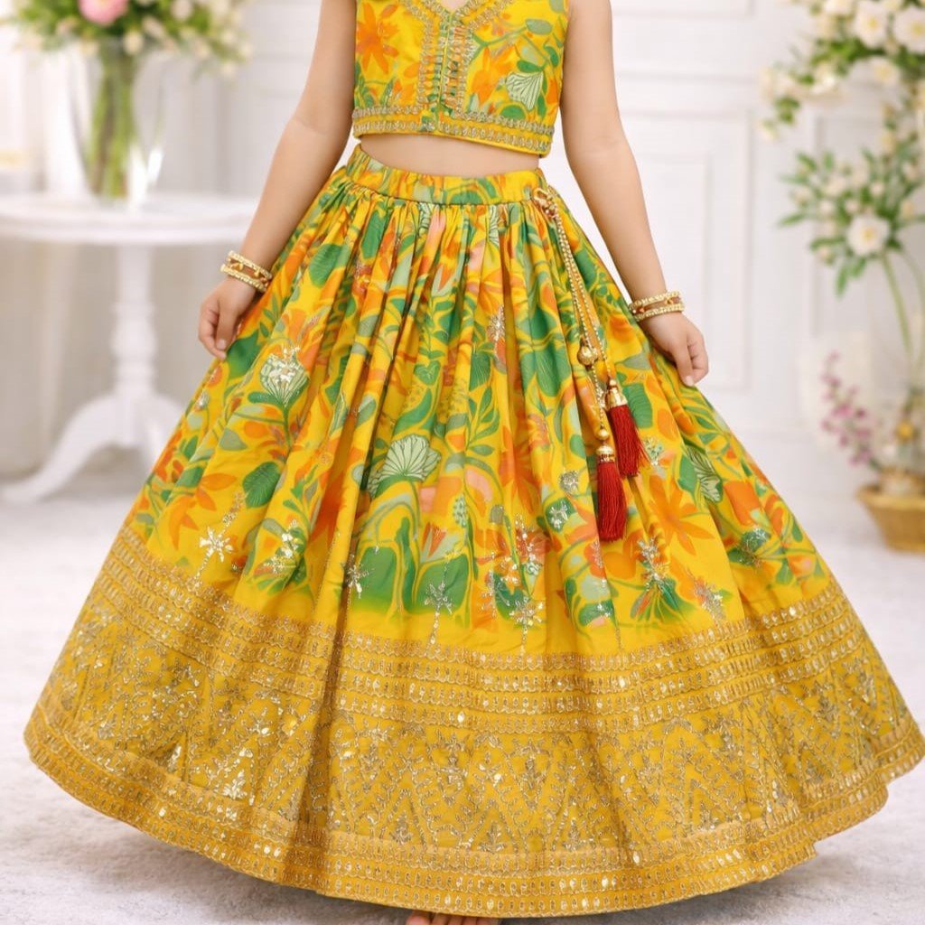 Kids lehanga chunni Dress - Product Image 2