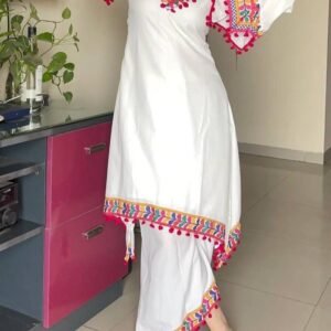 Faux Georgette Digital Print Pum-Pum Salwar Suit - Main Product Image