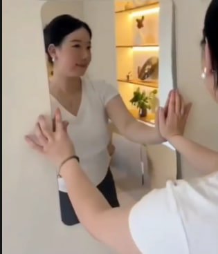 Wall Mirror Sticker Imported Unbreakable Easy to stick anywhere Mirror sticker peel and easy to stick - Main Product Image