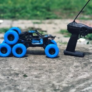 8 Wheel Car Rock Crawler Monster Remote Control - Blue - Main Product Image