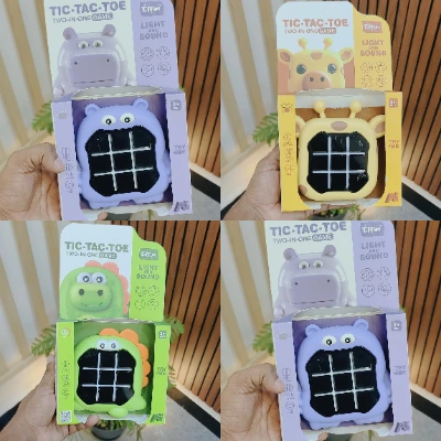 Tic Tac Toe Portable Digital Game Console - Yellow - Main Product Image